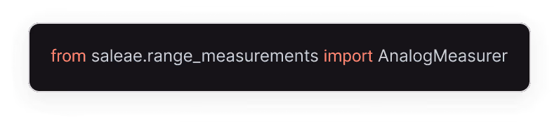 Python import statement: from saleae.range_measurements import AnalogMeasurer